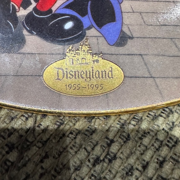 π Vintage 40th Anniversary Disney Commemorative Plate with Mickey and Minnieπ - Picture 12 of 14